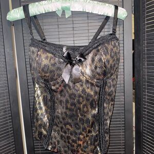 Dreamgirl Black Lace Bustier